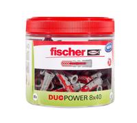 Boîte de 80 chevilles bi-matière Duopower FISCHER 535982 8 x 40 mm