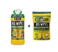 Boite de 80 lingettes multi surfaces + recharge de 80 lingettes BIG WIPES