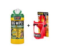 Boite de 80 lingettes multi surfaces + support BIG WIPES