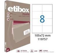 APLI Étiquettes Etibox 119757 – 105 x 72 mm – Boîte de 800