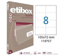 APLI Étiquettes Etibox 119757 – 105 x 72 mm – Boîte de 800