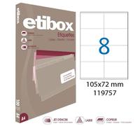Boite De 800 Étiquettes - Format 105x72mm - Etibox - Apli 119757