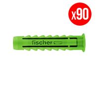 Boite de 90 chevilles à expansion FISCHER SX - vert
