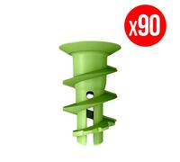 Boîte de 90 chevilles pour carton plâtre GK FISCHER 524868 vert