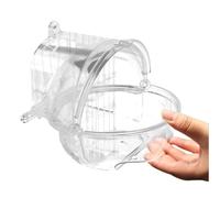 Boîte de Bain pour Oiseaux | Cube de Bain pour Oiseaux pour Prendre Une Douche | Accessoires de Cage de Cube de de Douche de Perroquet détachables clairs pour perruches, perroquets, Petits Oiseau
