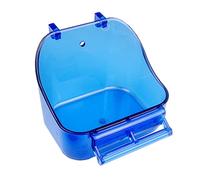 Boîte de bain pour oiseaux - Fournitures pour animaux domestiques - Baignoire avec clips de suspension - Perchoir pour petit oiseau - Portable - Cage à oiseaux - Bain de douche pour cage à l'intérieur
