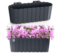 Boîte de balcon avec crochet pot de fleurs 38,3 cm support de plantes de...