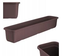 Boîte de balcon KADAX en plastique, 80 cm, marron