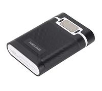 Boîte de Batterie, contre la Surtension Légère du Chargeur d'alimentation Complet du Chargeur d'alimentation Bricolage Large pour le Téléphone Mobile (BLACK)