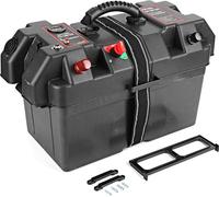 Boîte de batterie moteur, alimentation Easy Access Lading Display Portable Manual Reset Circuit Breakers Station 12V mâle pour petits courants de bateau