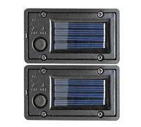 Boîte de Batterie Solaire - 4 Pièces Boîte de Batterie d'Éclairage Solaire de Remplacement Extérieur, Pièces de Rechange Universelles Automatiques Etanches | Piles de lumière de lanterne pour le décor