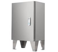 Boîte de boîtier électrique monté sur Le Sol extérieur, Boîte de jonction en Acier Inoxydable avec Design de Haut Pied, Boîte de Verrouillage en métal étanche
