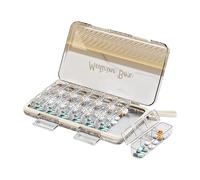 Boîte De Bolus Hebdomadaire En Plastique Transparent 21 Ouvertures Planificateur Médicaments Quotidien Couverture Imperméable Plan Dense Pour Les Voyages À Domicile Substance Sûre Planificateur