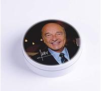 Boite de bonbons Mini Pastilles du bassin de Vichy Édition limitée Hommage à Jacques Chirac