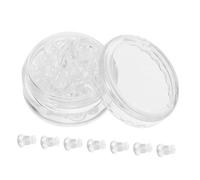Boîte de Bouchons de Boucles Oreilles Transparent Accessoires de Bricolage pour Boucles Oreilles Sécurisées Pratiques