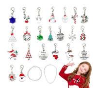 Boîte de bracelet à breloques magiques - Boules de sphère pastel de 22 mm, pendentifs en argent ornés | Thème féerique fantaisiste, souvenir de célébration d'anniversaire, Station de conception de bri