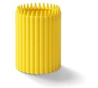 Boîte de bureau Crayola pour fournitures scolaires jaune