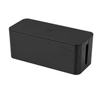 Boîte De Câble Tidy Box Anti-Dust Wire Cord Management Storage Organizer Black Black 23x12x11cm, Boîte De Rangement du Câble, Boîte De Stockage du Câble, Boîte De Gestion des Câbles, Organisateur De