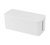 Boîte De Câble Tidy Box Anti-Dust Wire Cord Management Storage Organizer Case White 23x12x11cm, Boîte De Rangement du Câble, Boîte De Stockage du Câble, Boîte De Gestion des Câbles, Organisateur De
