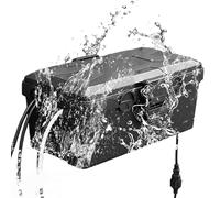 Boîte de câbles étanche - 26,1 x 15 x 9,4 cm - Boîte électrique d'extérieur - 7 entrées de câbles - Grande boîte de raccordement électrique étanche - Boîte de jonction électrique extra large - Pour le