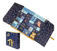 Boîte de calendrier 'Avent - Réutilisable 24 jours, pliable | Décoration pour la maison, table, bureau, fenêtre, chambre, salon, fête, anniversaire, enfant, chocolat