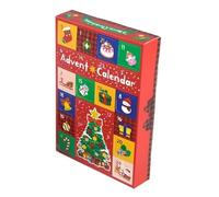 Boîte de calendrier de compte à rebours de Noël, boîte cadeau de Noël pour enfants, boîte d'emballage divisée (grande boîte aveugle arbre de Noël)
