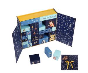 Boîte De Calendrier De Compte À Rebours De Noël Rechargeable, Faites Vos Propres Calendriers De L'Avent, 24 Jours À Rebours De Vacances Pour Vous Remplir, Caisse De Bonbons À Remplissage Créatif