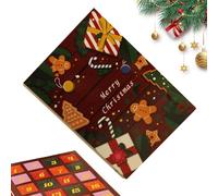Boîte de Calendrier de l'Avent de Noël - 24 Jours Remplissable et Réutilisable,Compte à Rebours de Noël,pour Anniversaire Saint-Valentin Hommes Femmes Bébés Ados Fils Fille