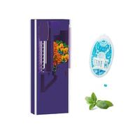 Boîte de capsule de filtre de cigarette portative simple Conteneur de stockage de capsules de menthol de perles éclatantes mélangées, filtre de cigarette de capsule de bricolage (Mint, Purple)