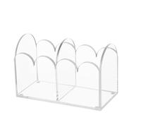 Boîte de cartes acryliques: boîte de rangement transparente, support de carte de mariage, conception de couverture | Grand organisateur de terrasse avec construction acrylique durable pour le Grand