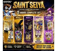 Boîte de cartes authentiques Kayou Saint Seiya, nouvelle version de bande dessinée & T4W1&T4W2&T4W3&T4W4, collection complète de cartes de merchandising anime, cadeaux Wave 2