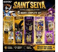 Boîte de cartes authentiques Kayou Saint Seiya, nouvelle version de bande dessinée & T4W1&T4W2&T4W3&T4W4, collection complète de cartes de merchandising anime, cadeaux Wave 3