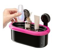 Boîte de carvins sous la ventouse - Dispensateur de serviette en papier de grande capacité Design non pour l'organisation de la salle de bain, porte-linge avec des aspirations fortes pour