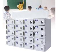 Boîte de casier de téléphone portable avec touches - Acryliques Téléphones portables Armoire de rangement - Verrouillage du téléphone mural - Organisateur de téléphone de classe pour support de