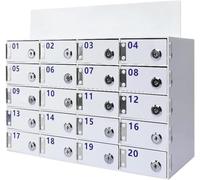 Boîte De Casier pour Téléphone Portable Armoire De Rangement De Téléphone Portable en Acrylique Organisateur Mural De Boîte De Serrure De Téléphone Portable pour, 60slots