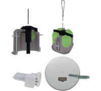 Boîte de centre DCL étanche + douille E27 + fixation - Ø 67 mm - Profondeur 50 mm - R'Box - 527267 - Bizline