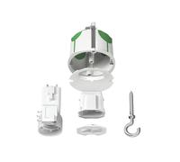 Boîte de centre encastrée avec couvercle non affleurant douille piton Multifix Schneider Electric