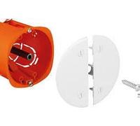 Boite de centre pour placo Eur'Ohm - Ø 65mm - non DCL - avec piton