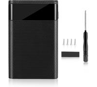 Boîte De Chargeur De Batterie,Kit D'alimentation Mobile De Banque D'alimentation Bricolage Portable 4x18650,Boîtier De Banque D'alimentation Bricolage,Prend En