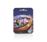 Boîte de chocolat au lait Aveiro - 50 g - Boîte recréant la ville d'Aveiro - Plein de saveur - Chocolat idéal pour offrir - Produit gourmet portugaise
