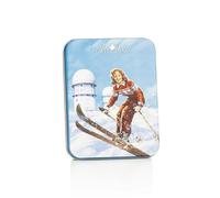 Boîte de chocolat au lait Serra da Estrela - 50 g - Boîte recréant la région de Serra da Estrela - Plein de saveur - Chocolat idéal à offrir - Produit gourmet portugaise