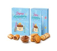 Boîte de Chocolats à Offrir - Cadeau pour Petite Amie, Copain ou Couple avec Message Personnalisé - Kinder Bueno et Nutella - Cadeau d'Anniversaire Original, Saint-Valentin et Occasions Spéciales