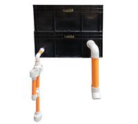 Boîte de circulation d'eau pour filtres d'aquarium Filtre for aquarium Turnover Box à 2/3 niveaux, noir, plusieurs tailles, sans média filtrant(23.62x15.75x17.72in/60x40x45CM)