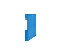 Boîte de classement à élastique Scotten cartonné dos de 4 cm bleu