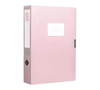 Boîte de classement de capacité avec fenêtre, B | Boîte de rangement de documents en plastique étanche avec fenêtre d ' étiquette transparente pour la gestion des