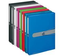 Boîte de classement easy orga to go, A4, framboise