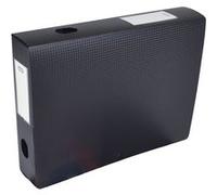 Elba 400094607 Boîte de classement à monter dos 60 mm polypropylène opaque 24 x 32 cm Noir