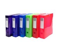 Boite de classement en polyproppylène dos 80mm Iderama PP - A4 - Couleurs assorties