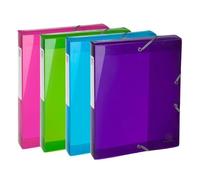 Boite de classement en polypropylène Dos 40mm Iderama PP - A4 - Couleurs assorties