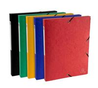 Boite de classement Exabox Dos 25mm Carte lustrée Scotten - A4 - Couleurs assorties